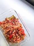 Kerabu Bunga Kantan dengan Red Radish