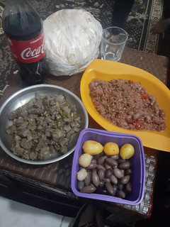 صورة لوصفة كبدة وسجق 😋😋
