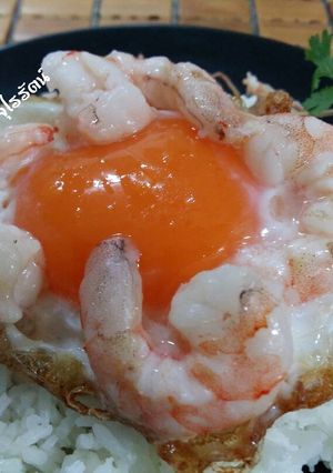 รูปของ ไข่ดาวกุ้ง ทำครัวง่ายๆbyจุไรรัตน์