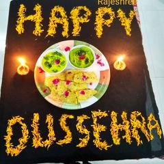 A picture of Dussehra Special Fafda & Chutney.