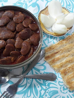 عکسی از دستور خوراک لوبیای عروس