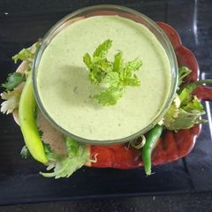 A picture of Chatpati Curd Coriander Chutney (Quick and Easy Recipe).