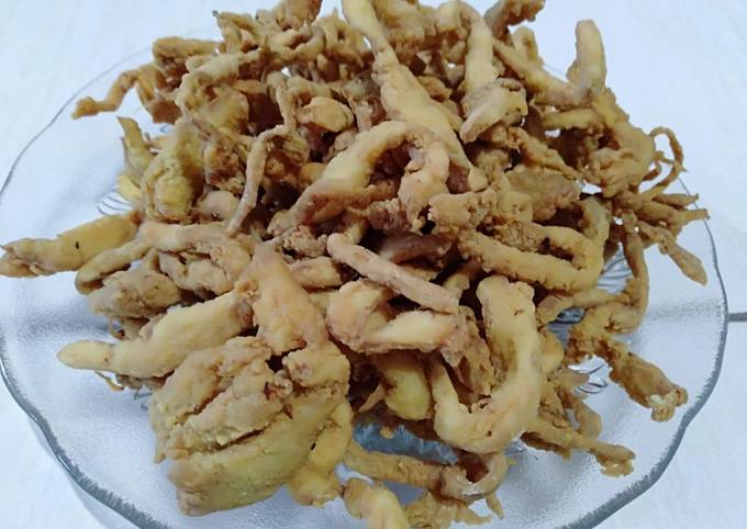 Resep Keripik jamur tiram, Lezat Sekali