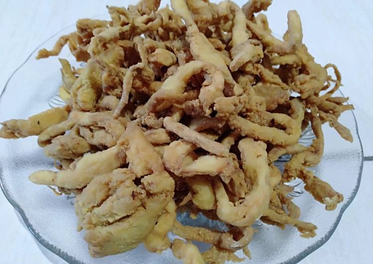 Resep Keripik jamur tiram, Enak Banget