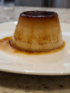Una foto de Flan de galletas María