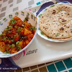 A picture of Jeera aloo.