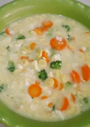 Foto resep Capcay kuah gurih (keju)
