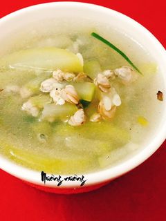 Hình của món Canh bầu nấu hến !.