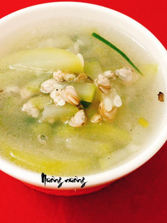 Hình của món Canh bầu nấu hến !.