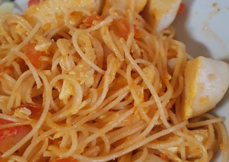 Resep Angel Hair Creamy Tomato Lezat Sekali