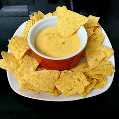 A picture of My Chilli Cheese Dip.😋😋.