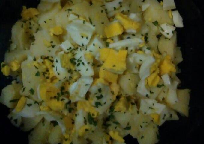 Simple Way to Prepare Award-winning Potatoes and eggs salad - Trying New Recipes