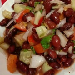 A picture of Rajma chaat.