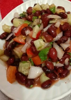 A picture of Rajma chaat.
