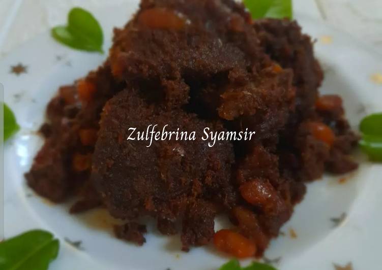 Resep Rendang daging asli minang (masakan amak), Bisa Manjain Lidah