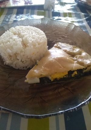 Una foto de Pascualina de acelga y espinaca