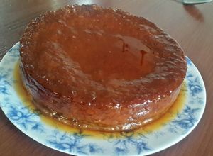 Una foto de Budín de pan de banana