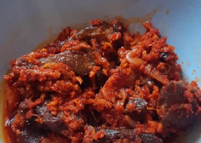 Dendeng Lambok Balado