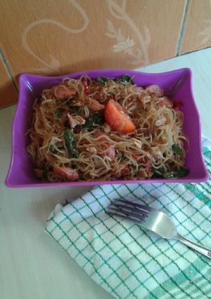 Foto resep Oseng bihun plus sosis
