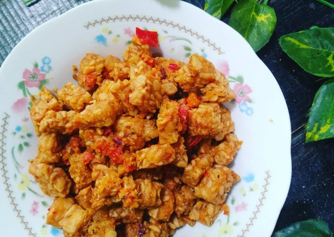 Orek tempe cabe merah