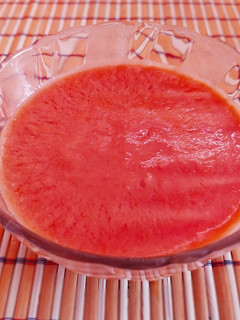 Una foto de Gazpacho de sandía