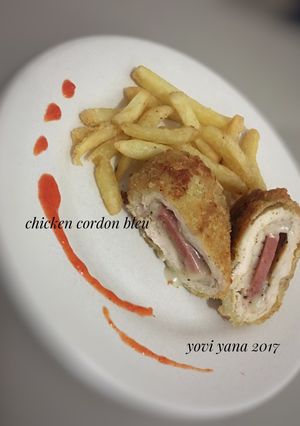 Foto resep Chicken cordon bleu simple 🍗