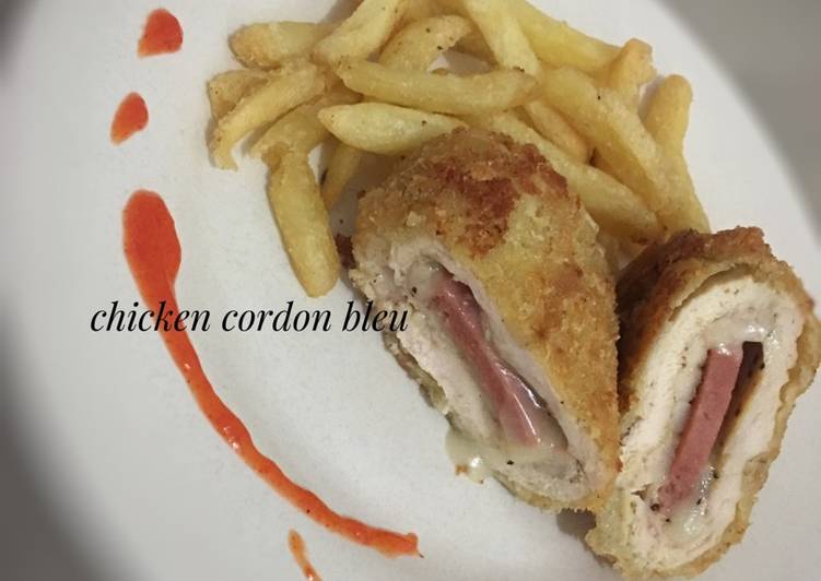 Cara Gampang Membuat Chicken cordon bleu simple 🍗 yang Enak