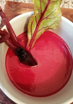 Une photo de Soupe au betteraves