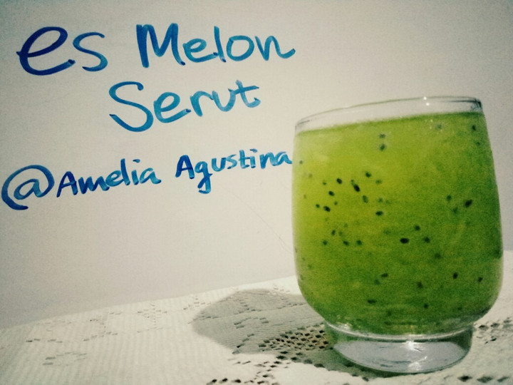 Resep 3. Es Melon Serut #BikinRamadanBerkesan Menu Enak