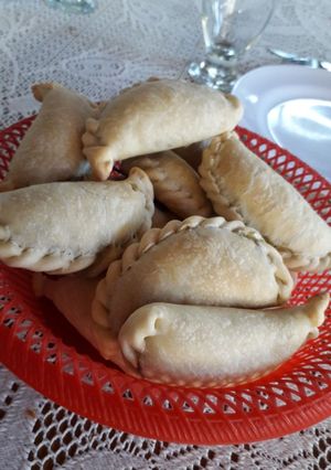 Una foto de Empanada de verduras, relleno