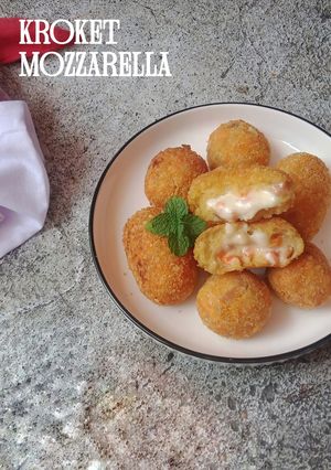Foto resep Kroket mozzarella