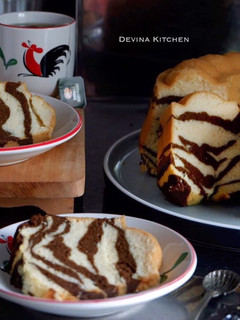 Foto resep Zebra Cake Putih Telur