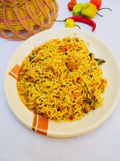 Indomie me bandar kifi ainihin hoton girkin