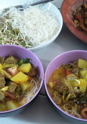 Foto resep Soto daging kuah santan