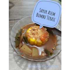 A picture of Sayur Asem Bumbu Terasi.