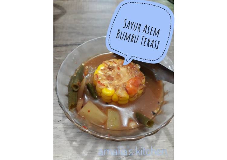 Sayur Asem Bumbu Terasi