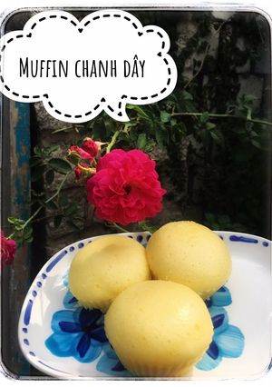 Hình của món Muffin chanh dây.