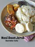 Nasi Daun Jeruk Ikan Kohu-kohu