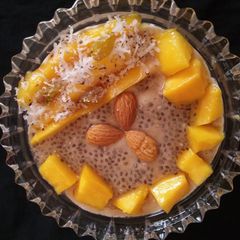 A picture of Golden Milk Protein Smoothie.