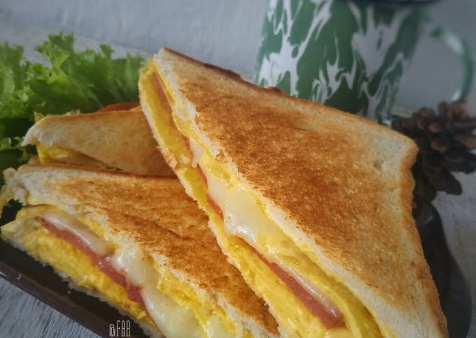 Sandwich Telur Dadar