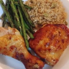 A picture of Tami's Baked Chicken in a yogurt Sauce.