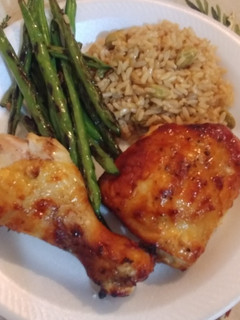 A picture of Tami's Baked Chicken in a yogurt Sauce.