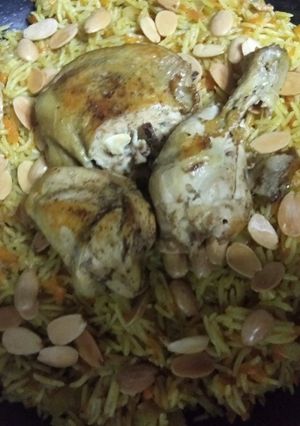 صورة لوصفة كبسة بالدجاج