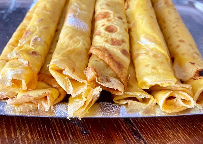 Crêpes al lemon curd