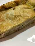 Empanada de pollo especiado con bechamel