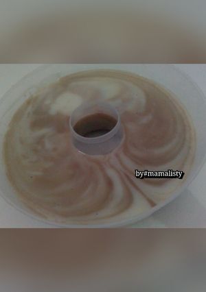 Foto resep Puding zebra tanpa telur dan roti