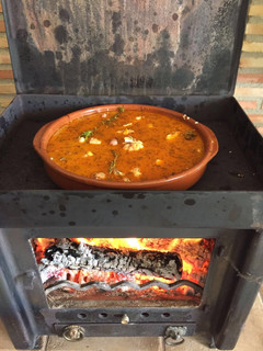 Una foto de Arroz al horno de leña