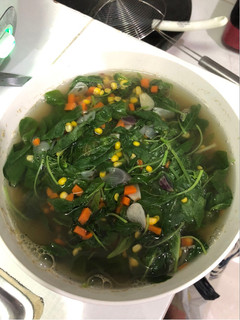 Foto resep Sayur Bayam Jagung Manis