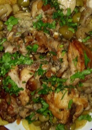 صورة لوصفة دجاج بالفطر رائع 🍗🍗