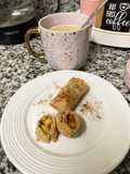 Rollito de manzana sin horno